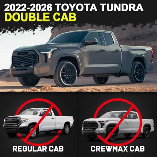 Running Boards Compatible with 2022 (22-26 Tundra Double Cab)