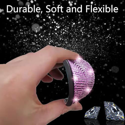 2pcs Bling Car Cup Holder Coaster (Pink / 2pcs)