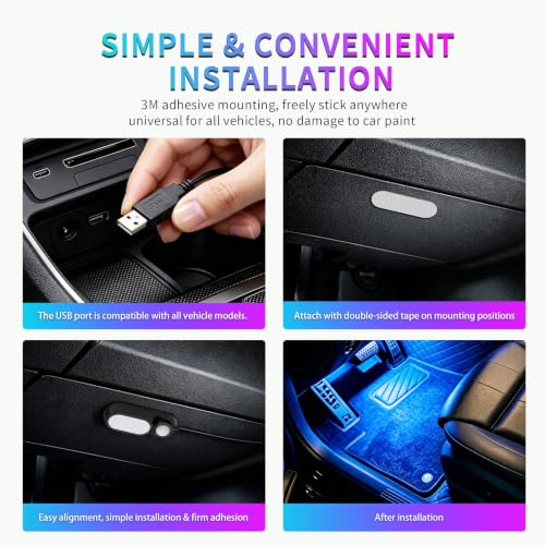 Motion Sensor Car Footwell Lights