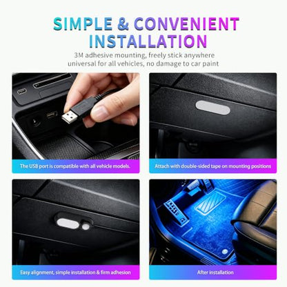 Motion Sensor Car Footwell Lights