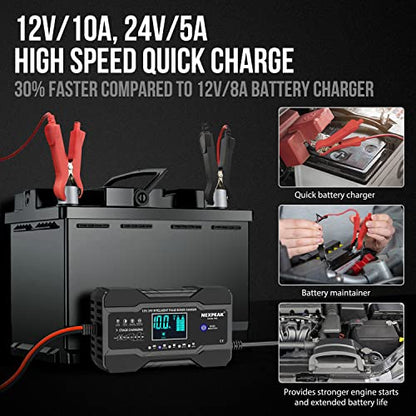 10 Amp Car Battery Charger (10Amp)