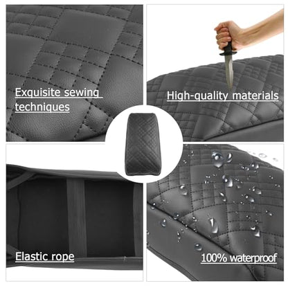2025 2026 Kicks Center Console Cover Compatible with 2025 2026 Nissan Kicks Accessories 2025 2026 Kicks S (2025 2026 Kicks Thick Black)