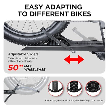 200LBS EZ FOLD Aluminum 2 (200LBS 2-EBIKE RACK WITH RAMP)
