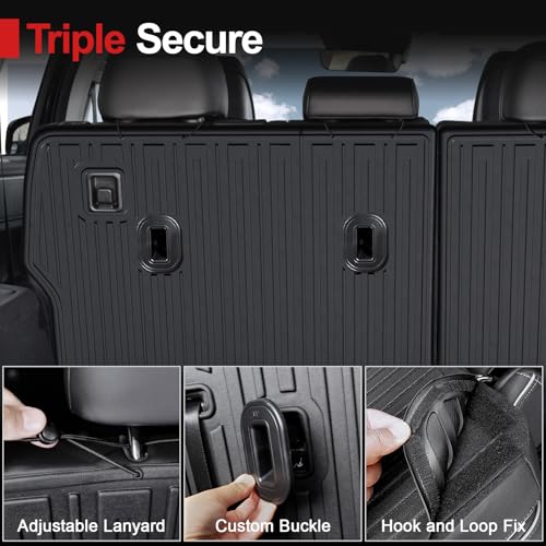 Kick Mats Backrest Mats for Hyundai Santa Fe 2027 2026 2025 2024