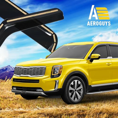 Extra Durable Window Deflectors in (For Kia Telluride 20-26)