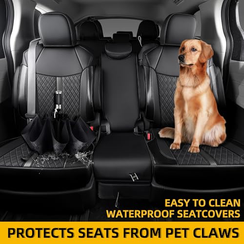 Custom Sienna Seat Covers for 2021 (Black Luxe / 8-Seat)