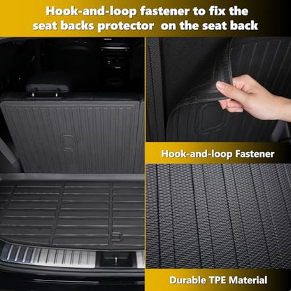 GINNOWY Floor Mats for 2026 Hyundai Palisade Hybrid 7