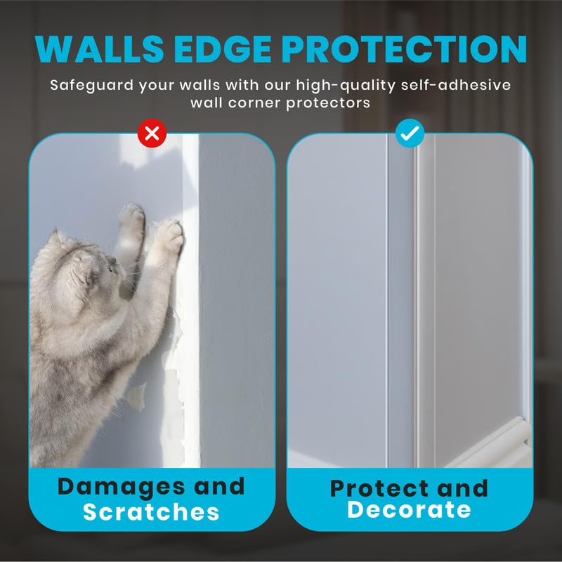 Proflex Wall Corner Protector (1-1/2 x 36 In - (6PCS) / Clear)