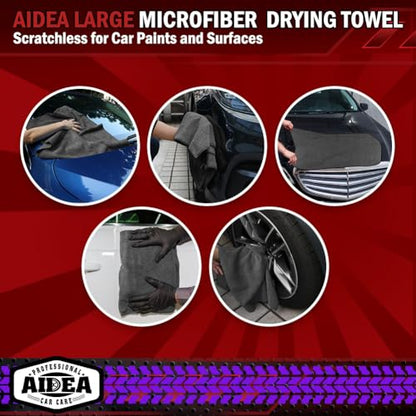 Microfiber Towels for Cars (Grey / 24inx31in)