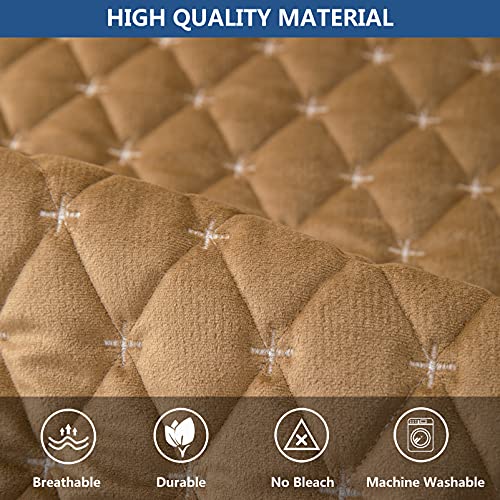 Couch Cover Sectional Couch Covers (36''x94''/Rectangular / Coffee)