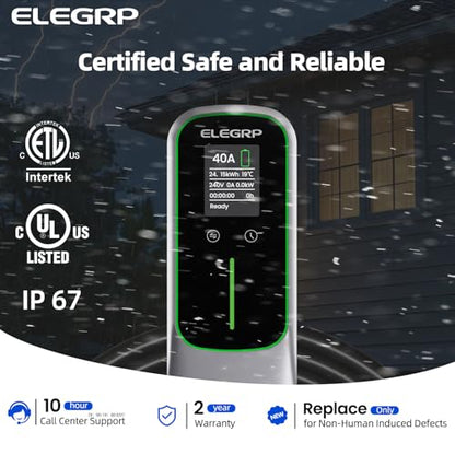 Level 2 EV Charger 40Amp (40A 25FT)