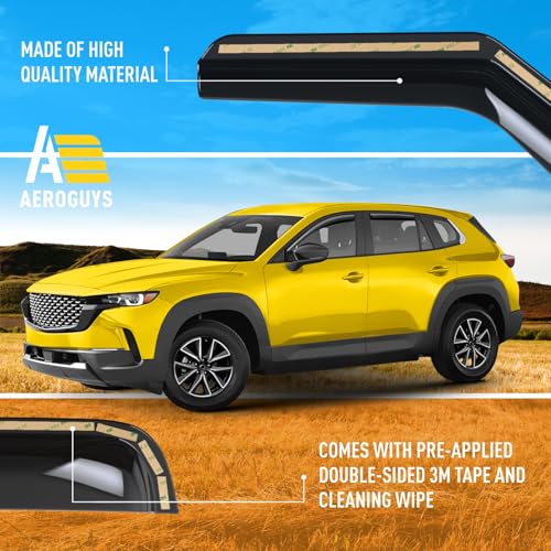 Extra Durable Window Deflectors in (For Mazda CX-50 23-26)