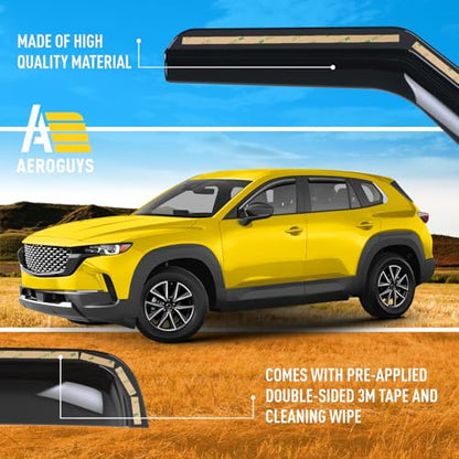 Extra Durable Window Deflectors in (For Mazda CX-50 23-26)