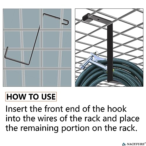 Bike Hangers for Garage Ceiling Racks (Z Style 4 Pack)