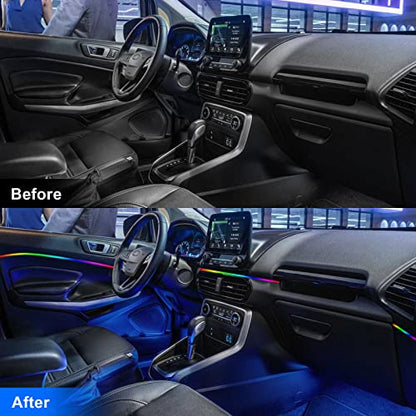 Acrylic Interior Car LED Strip Light with Wireless APP (Dreamcolor-10-1)