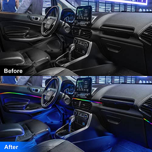 Acrylic Interior Car LED Strip Light RGB Dreamcolor 10 in1 with Wireless APP (dreamcolor 10 in 1(one control box))