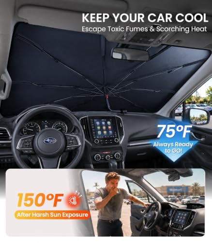 Windshield Sun Shade Umbrella for Subaru Forester 2000 (Subaru Forester 2000-2026)