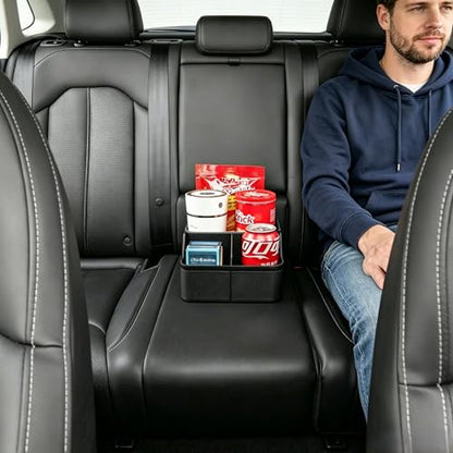 Car Storage Organizer Between Seats (Black)