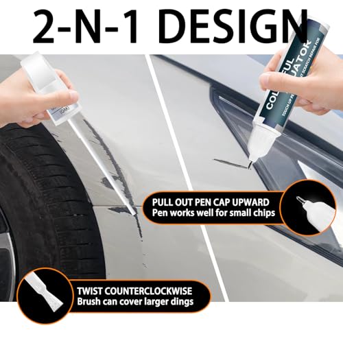 K51 Platinum Graphite Metallic Touch Up Paint for Nissan (Platinum Graphite Metallic(K51) Compatible with 350Z/370Z/Murano/Quest/Rogue/Rogue-Select/X-Trail)
