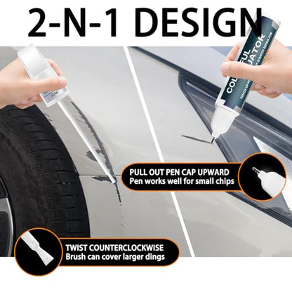 K51 Platinum Graphite Metallic Touch Up Paint for Nissan (Platinum Graphite Metallic(K51) Compatible with 350Z/370Z/Murano/Quest/Rogue/Rogue-Select/X-Trail)