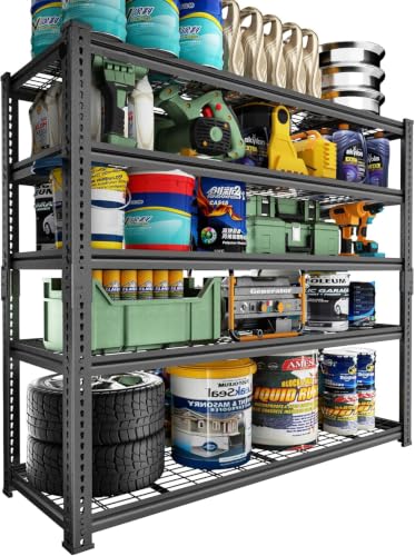Storage Shelves Heavy Duty (5 Tier 48"W x 18"D x 72"H)