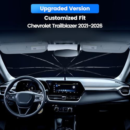 Windshield Sun Shade Umbrella for Chevrolet Trailblazer 2021 (For Chevy Trailblazer 2021+)