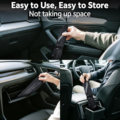 2026 Upgrade] Windshield Sun Shade Umbrella (51"L x 31"W)