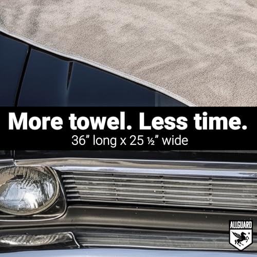 Platinum Microfiber Towels for Cars Extra Large Towel Set of 2 Drying Towels with Maximum Absorbency (2 Towels)