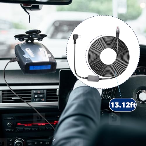 USB C to RJ11 Radar Detector Power Cable for Uniden Escort & More 13FT (USB-C to RJ11)