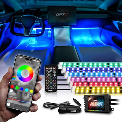 Aura Pro Double Glow Interior Truck & SUV Lights with App & Remote (6pc Double Row / RGB)