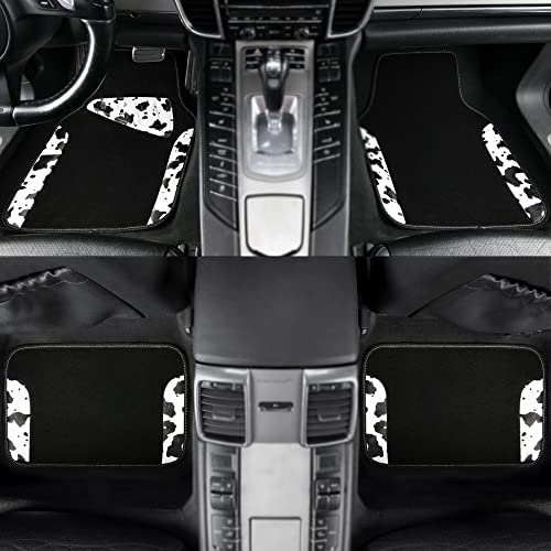Waterproof Universal Fit Car Floor Mats (Cow Print)