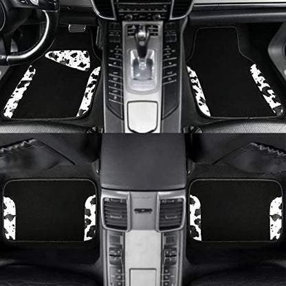 Waterproof Universal Fit Car Floor Mats (Cow Print)