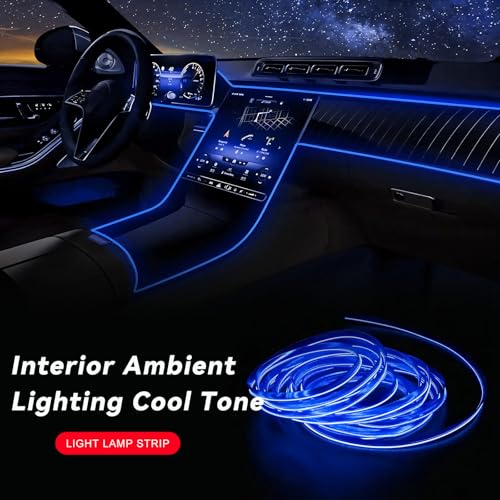 EL Wire Interior Car LED Strip Lights (Blue)