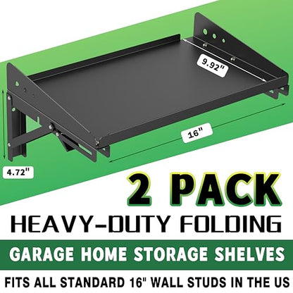 Garage Folding Storage Rack Shelves (200LB Folding Storage Rack Shelves)