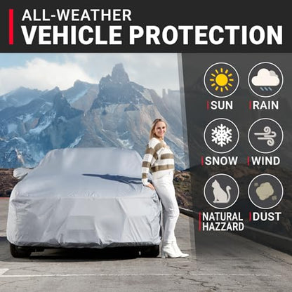 Car Cover for 2005 (29. Mustang Fastback, GT, Ecoboost, Mach 1 2005-23 / Sky Gray)
