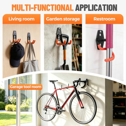 Steel Garage Hooks 18 Pack Storage Heavy Duty (2026 New Combo-18PC)
