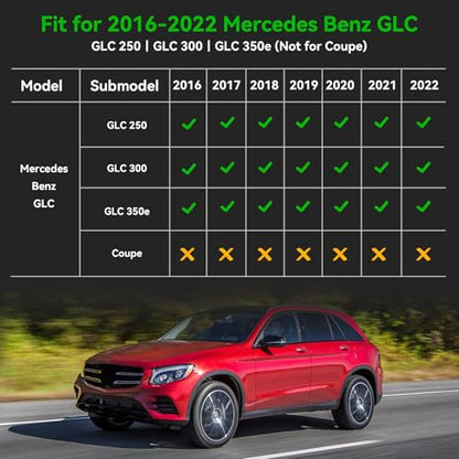 for Mercedes Benz GLC Floor Mats 2016 (14)For GLC 2016-2022 Set)