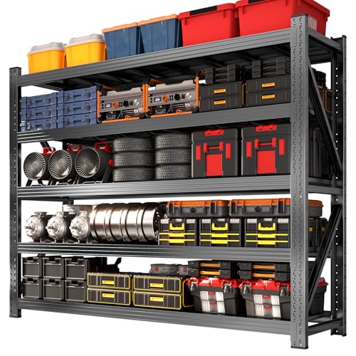 Metal Garage Shelving Unit (5-Tier,63" W x 24" D x 71" H)