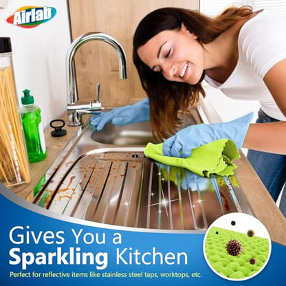 Glass Polishing Streak Free Miracle Cleaning Cloth (Multicolor)