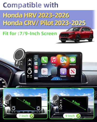Car Phone Holder for Honda CR (Honda HR-V/CR-V 2023-2026 (7/9 inch) / Magsafe+ Wireless Charger)