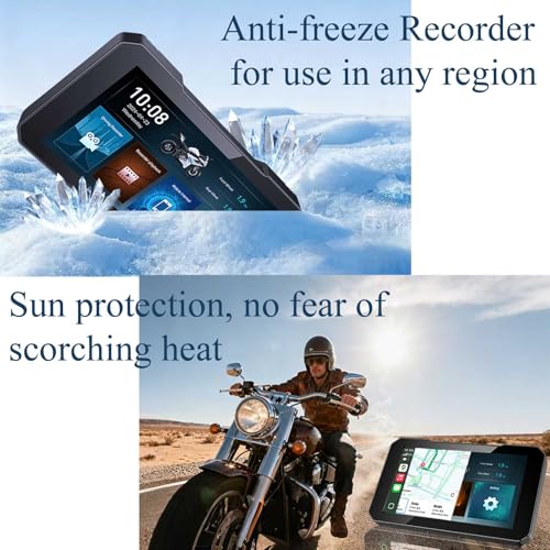 BODIMIA 6" Motorcycle CarPlay (6‘’Motorcycle carplay)