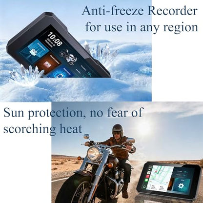 BODIMIA 6" Motorcycle CarPlay (6‘’Motorcycle carplay)
