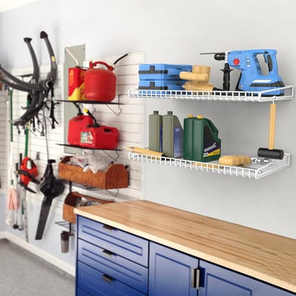Garage Wall Shelf (White)