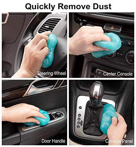 2pack Car Interior Cleaner Gel Car Accessories Cleaning Detail Kit (Blue 2 Pack)