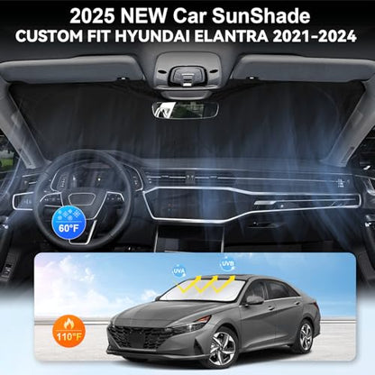 Sunshade for 2021 (for 2021-2025 Hyundai Elantra)