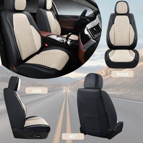 Car Seat Covers Full Set (2 PIECE / White)