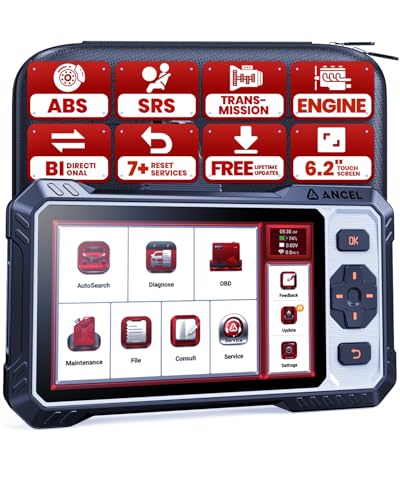 FX6000 Bidirectional OBD2 Scanner (Red-Black)