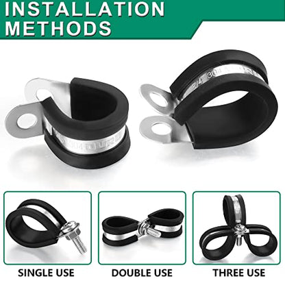 3 16 Inch Cable Clamps (30pcs - 3/16")