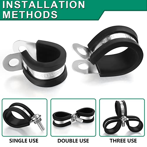 5 8 Inch Cable Clamps (20pcs - 5/8")