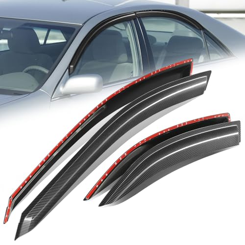 4PCS Tape On Window Visors for 2002 (02-06 Toyota Camry)